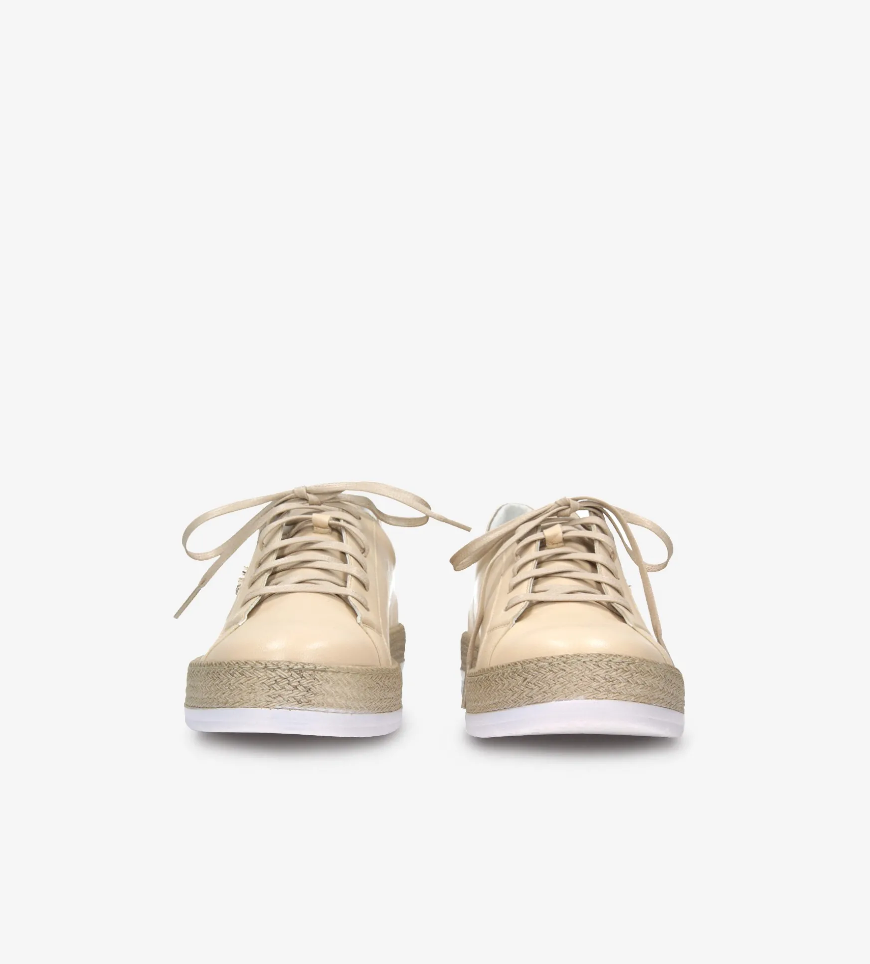 Beżowe sneakersy damskie