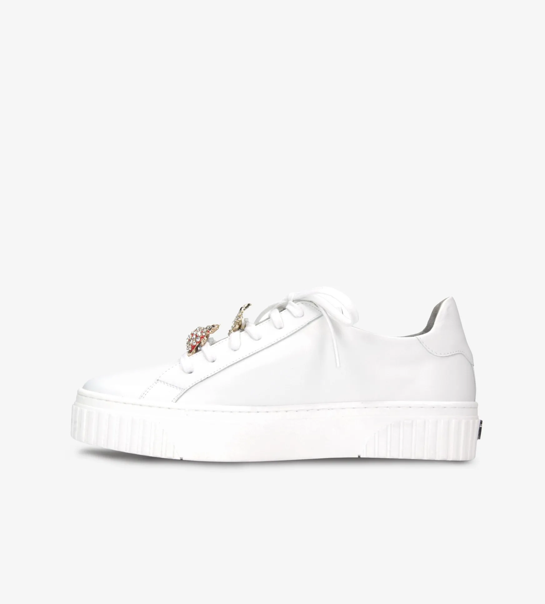 Białe sneakersy damskie