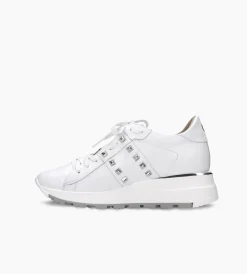 Białe sneakersy damskie