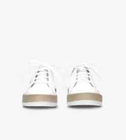 Białe sneakersy damskie
