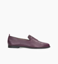 Bordowe baleriny damskie
