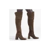 Brązowe kozaki damskie