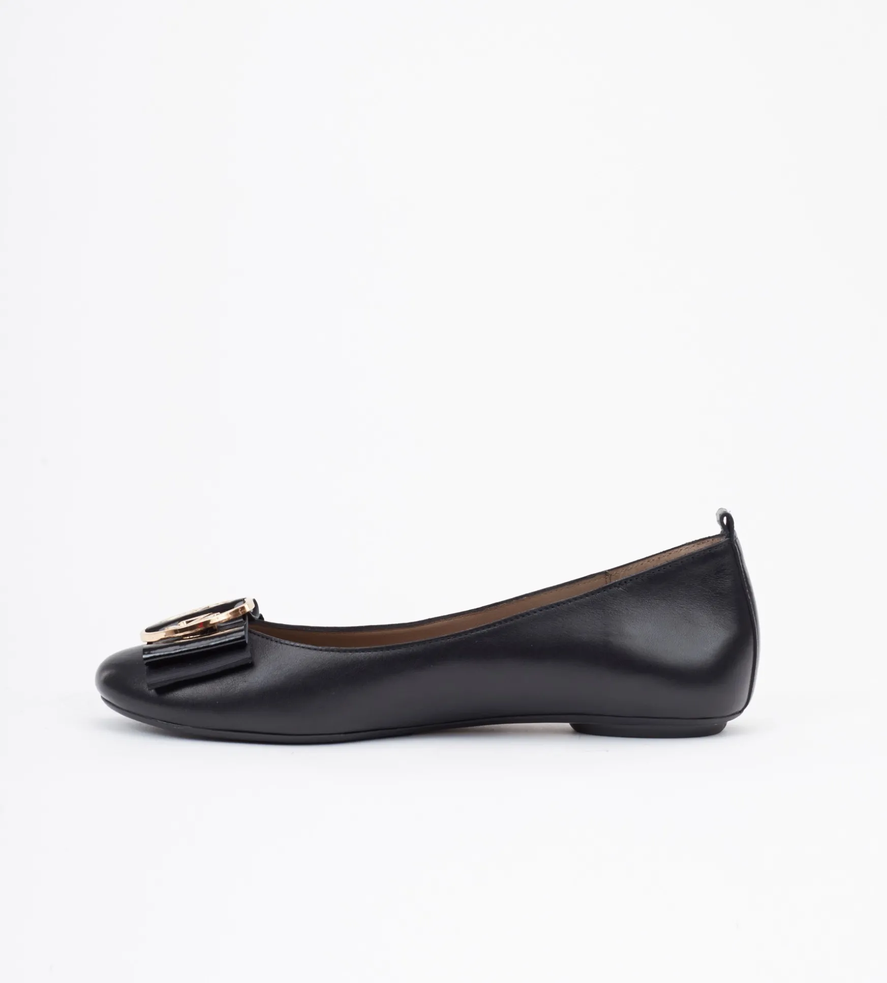 Czarne baleriny damskie