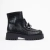 Czarne botki damskie