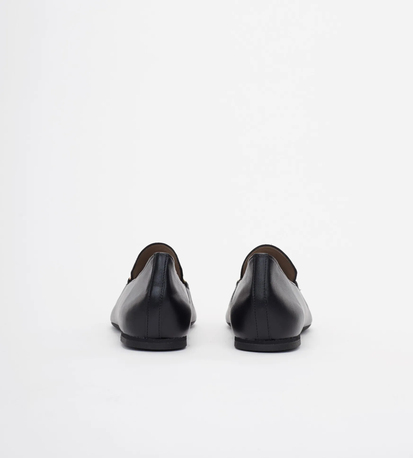 Czarne loafersy damskie