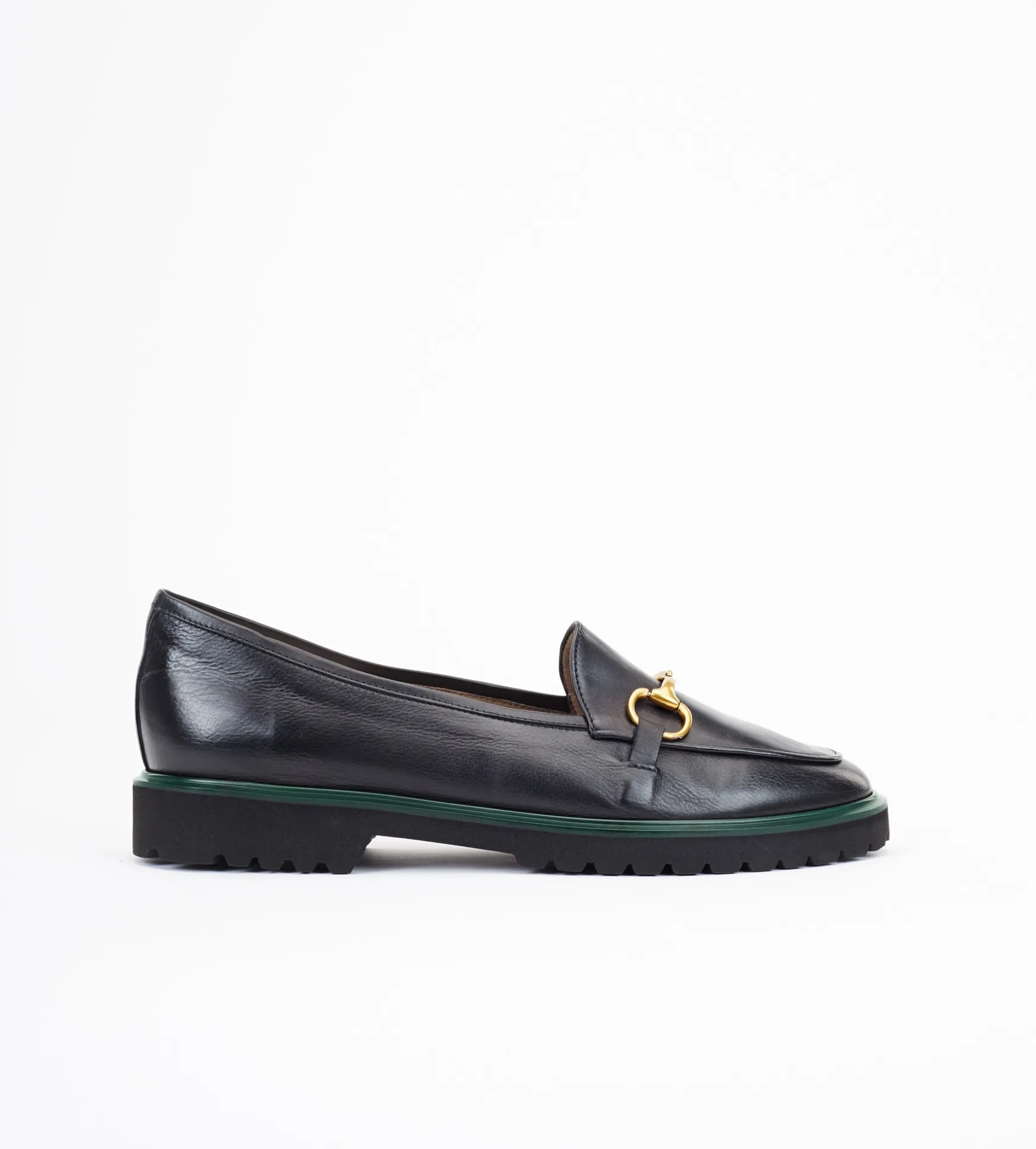 Czarne mokasyny damskie