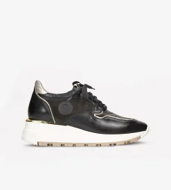 Czarne sneakersy damskie