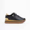 Czarne sneakersy damskie