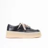 Czarne sneakersy damskie