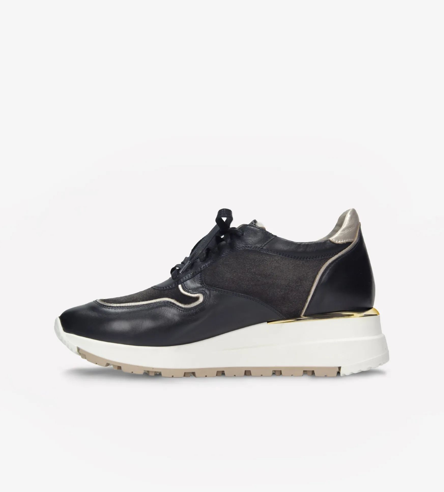 Czarne sneakersy damskie