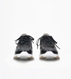Czarne sneakersy damskie