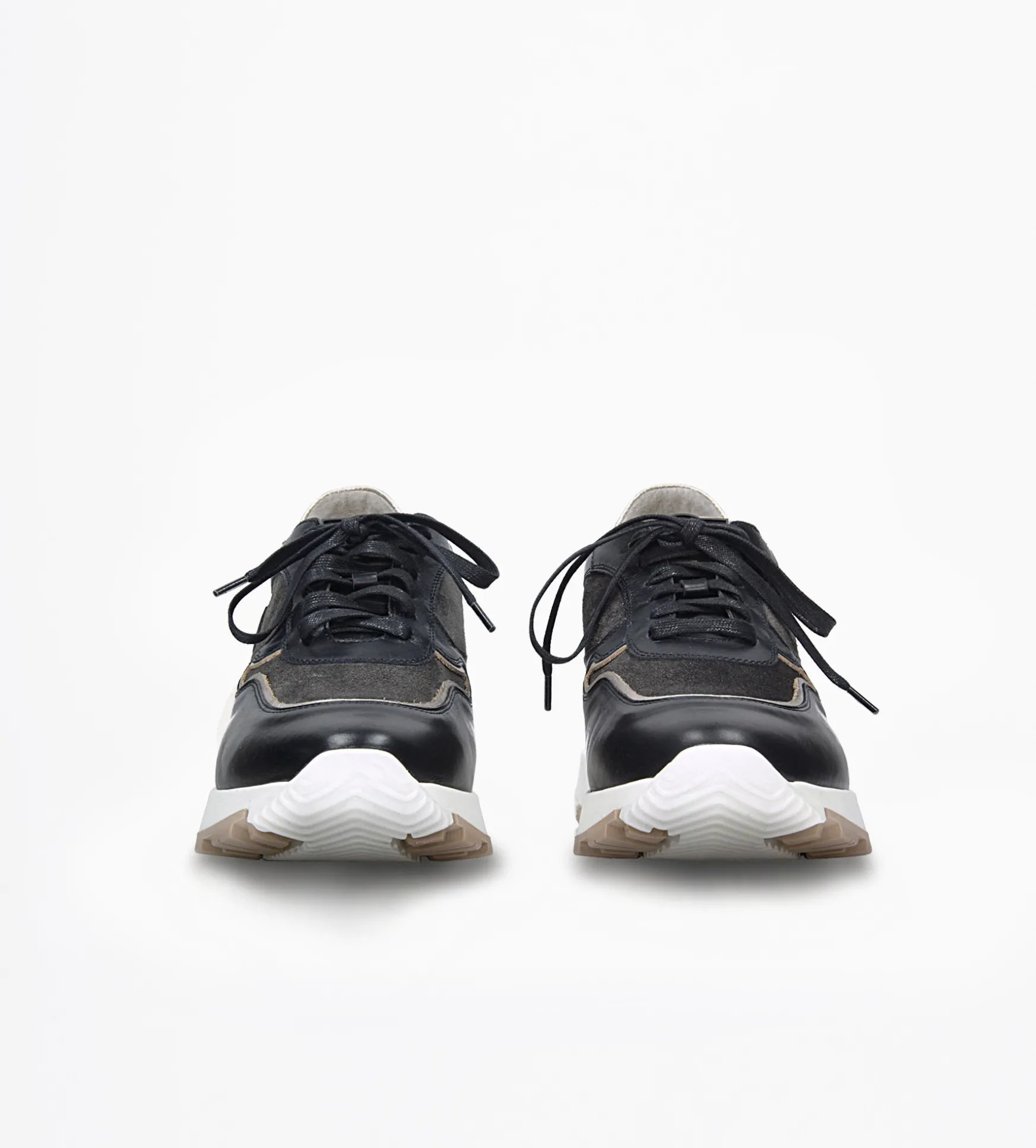 Czarne sneakersy damskie