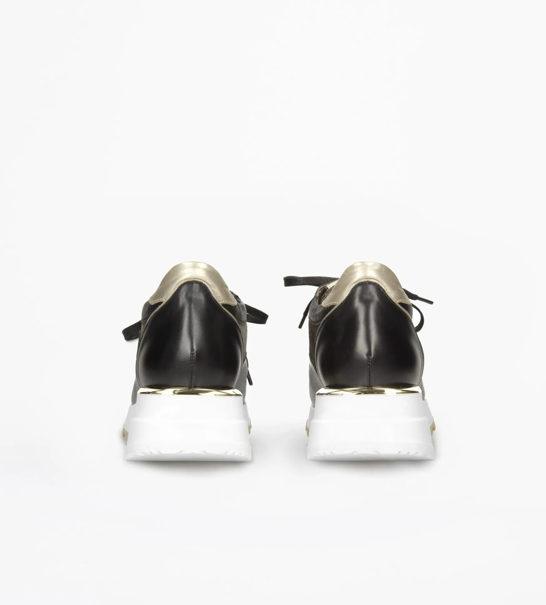 Czarne sneakersy damskie