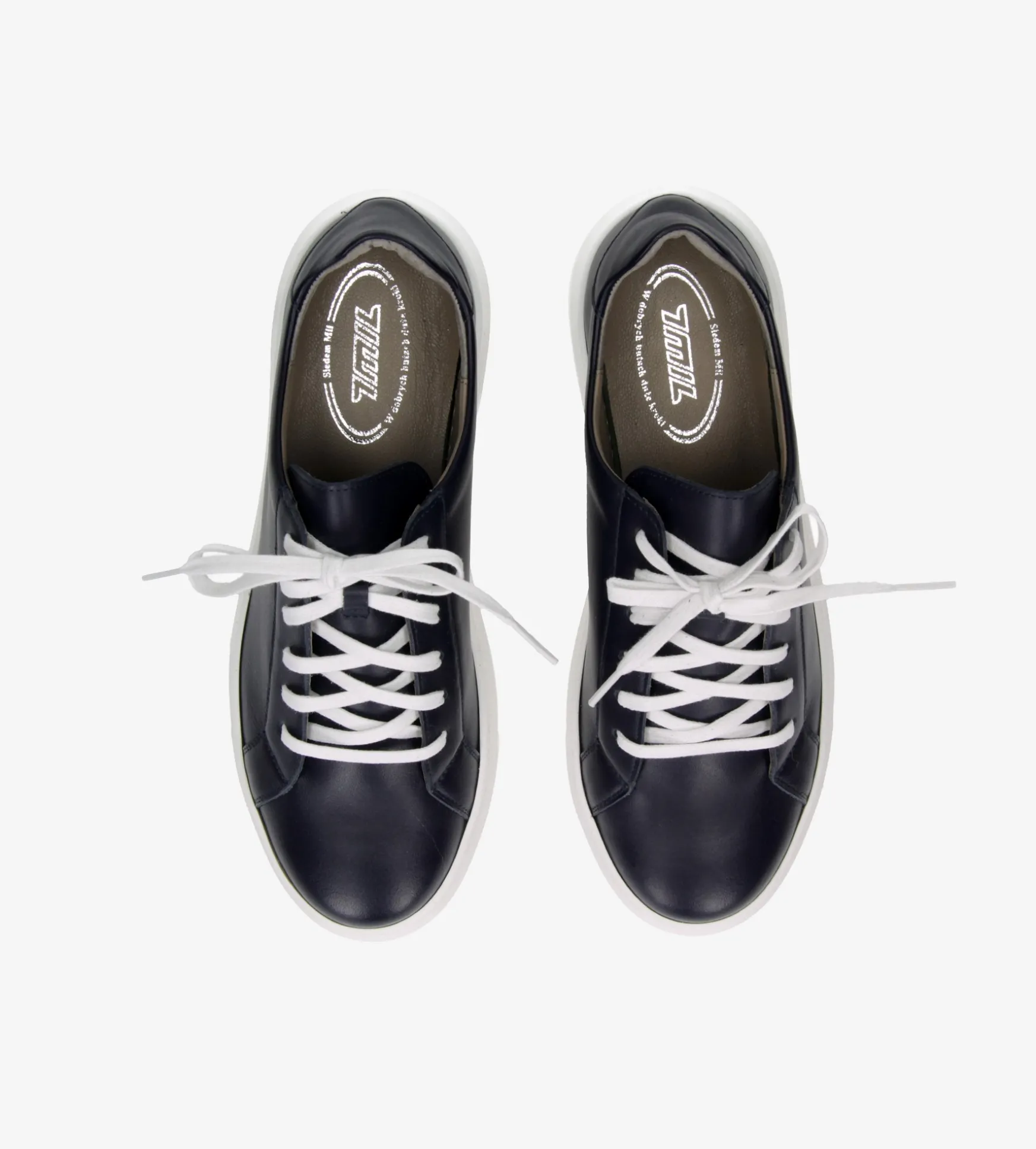 Granatowe sneakersy damskie