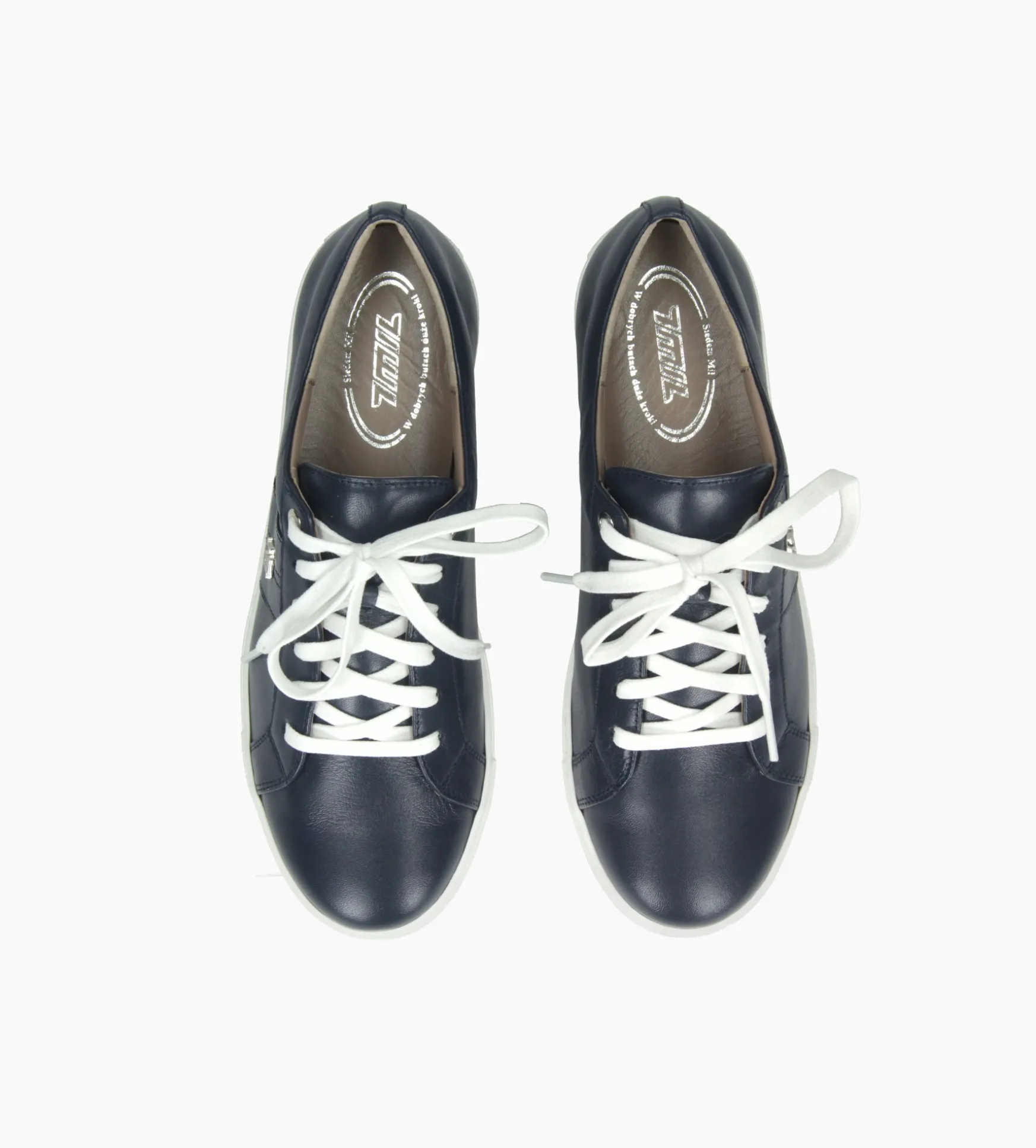 Granatowe trampki damskie