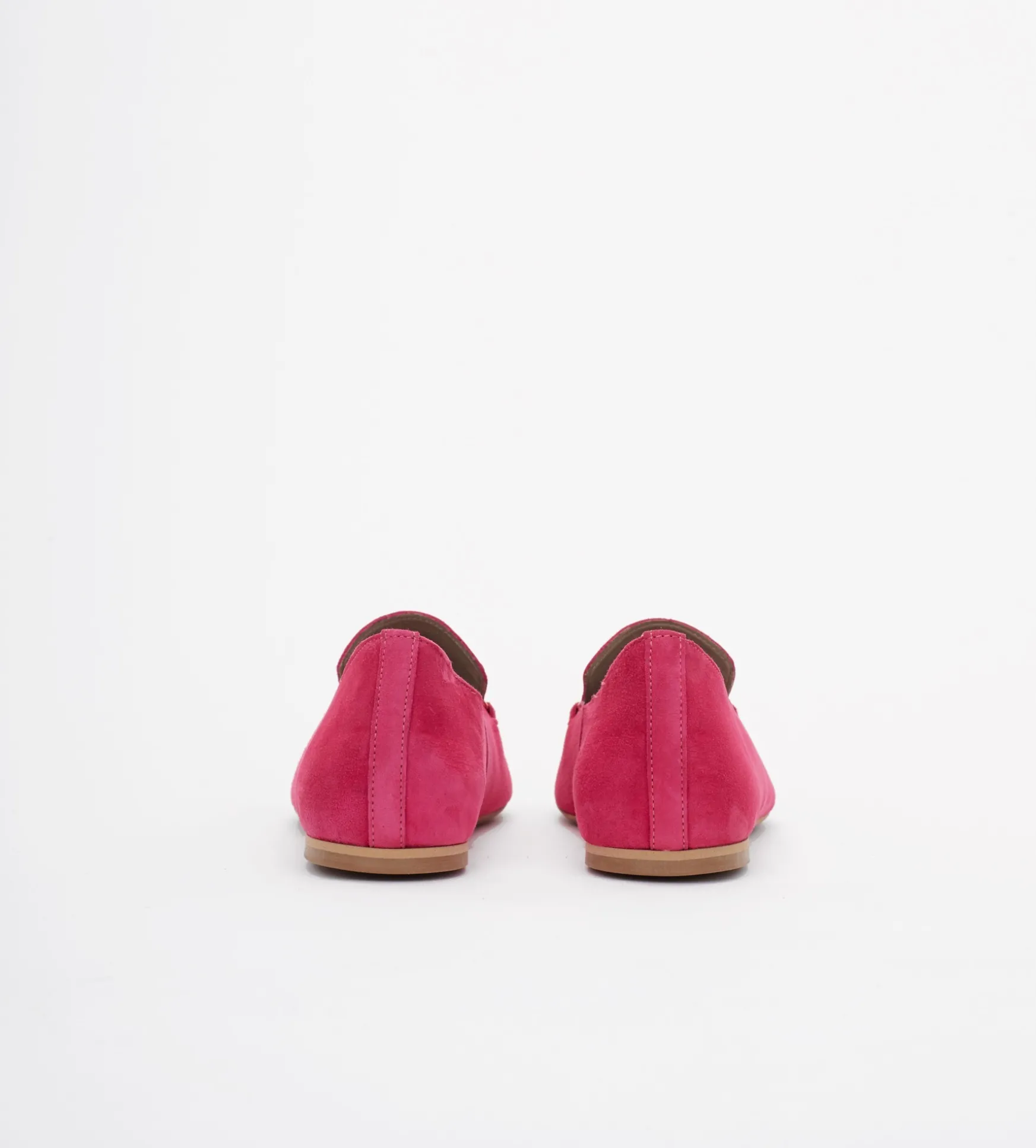Różowe loafersy damskie