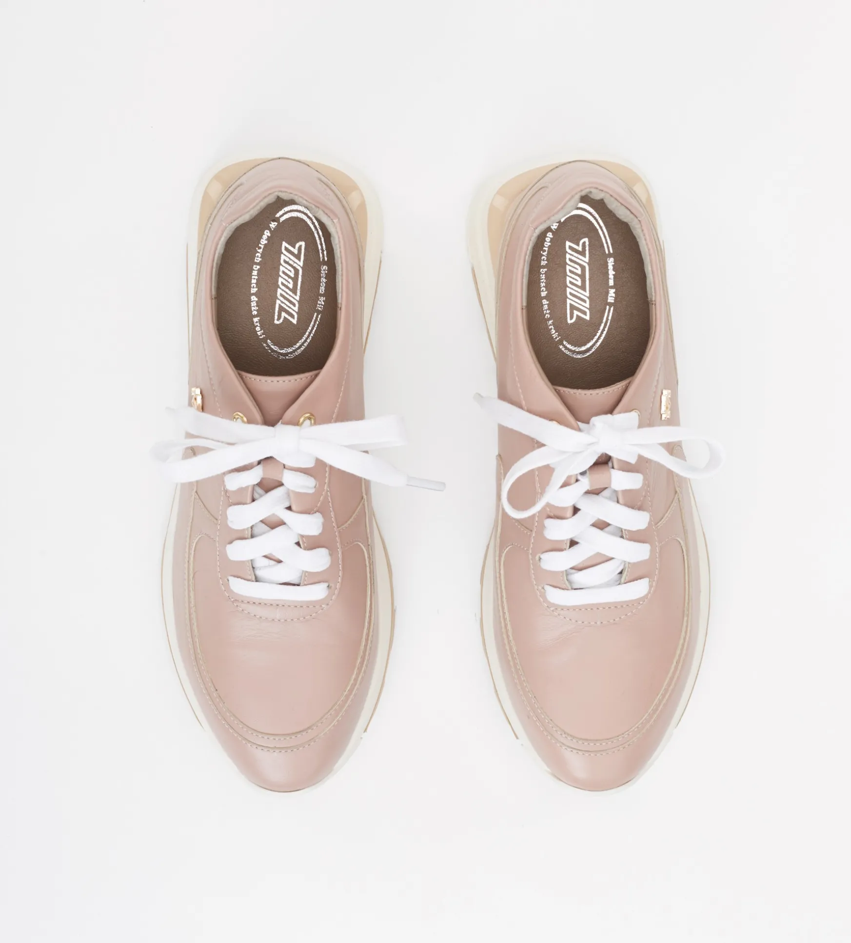 Różowe sneakersy damskie