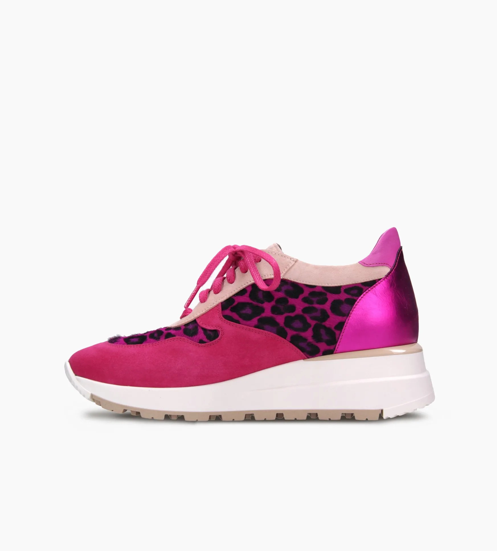 Różowe sneakersy damskie
