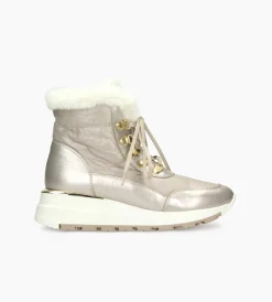 Złote sneakersy damskie